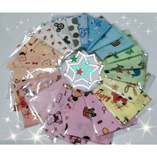 🌟SET.F🔸ผ้าเช็ดหน้าเด็ก​ ลายการ์ตูน🎎 เลือกแบบเองได้🌈สินค้าเข้าใหม่จ้า