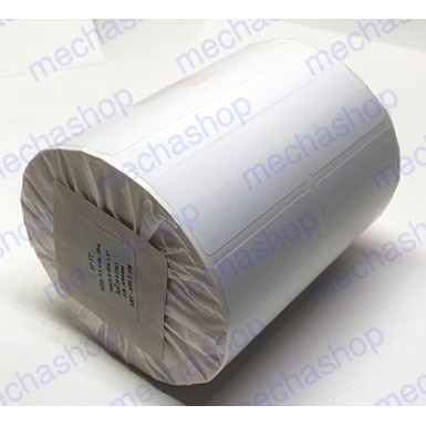 สติกเกอร์ บาร์โค้ด Label Paper 50mmX40mmX2000pcs (จำนวน2000ดวง) ยี่ห้อ OEM รุ่น 50mmX40mmX2000pcs
