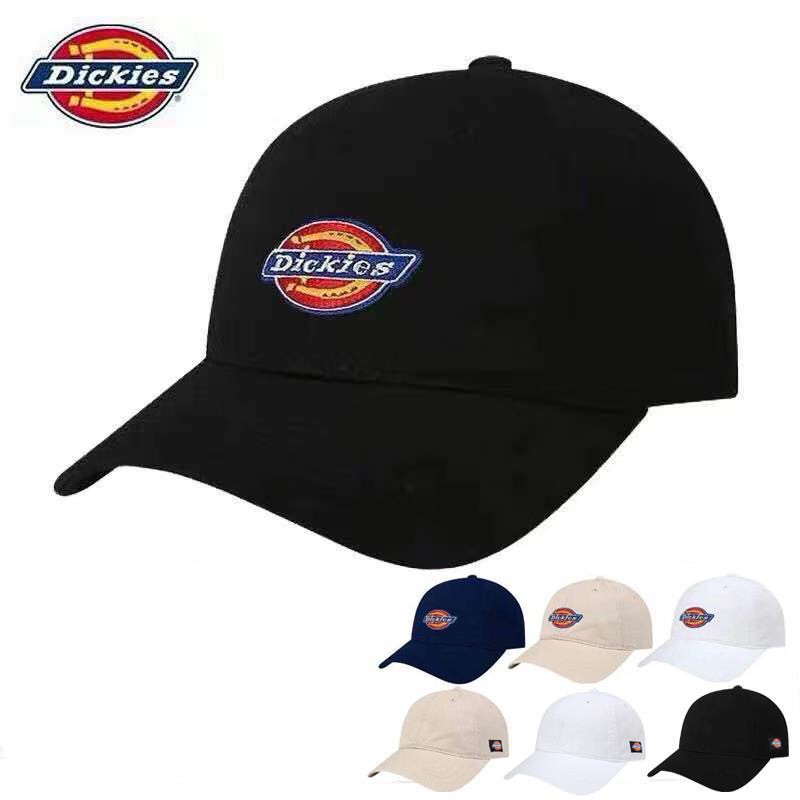 Dickies hat men and women Korean embroidery baseball cap European and American couple tide brand outdoor black cap Dike