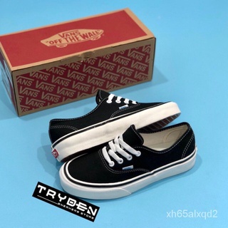 สินค้าลิขสิทธิ์แท้ Vans Authentic Style 44 DX Anaheim Factory Black White Original Premium BNIB Tag China รองเท้าลำลอง