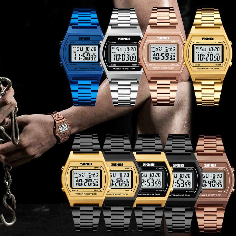 SKMEI 1328 นาฬิกาข้อมือ นาฬิกาสปอร์ต นาฬิกากีฬา ระบบดิจิตอล กันน้ำ ของแท้ 100%