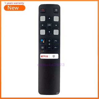 ใหม่ รีโมตคอนโทรล RC802V FUR6 Google Assistant สําหรับ TCL TV 40S6800 49S6500 55EP680 แทนที่ RC802V FMR1