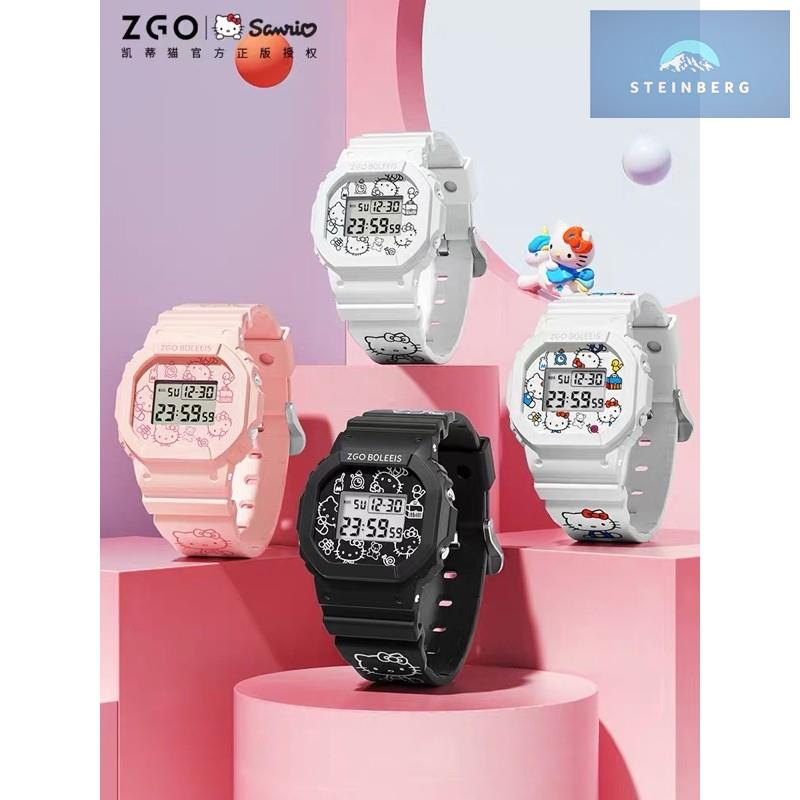 ZGO x Sanrio Hello Kitty นาฬิกาดิจิตอล