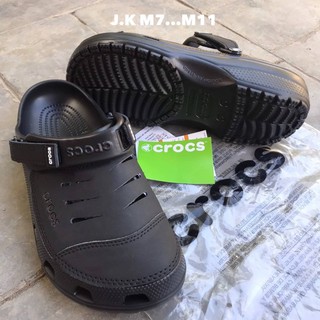 Crocs (sizeM4-M11)มี3สี ดำ ตาล แทน