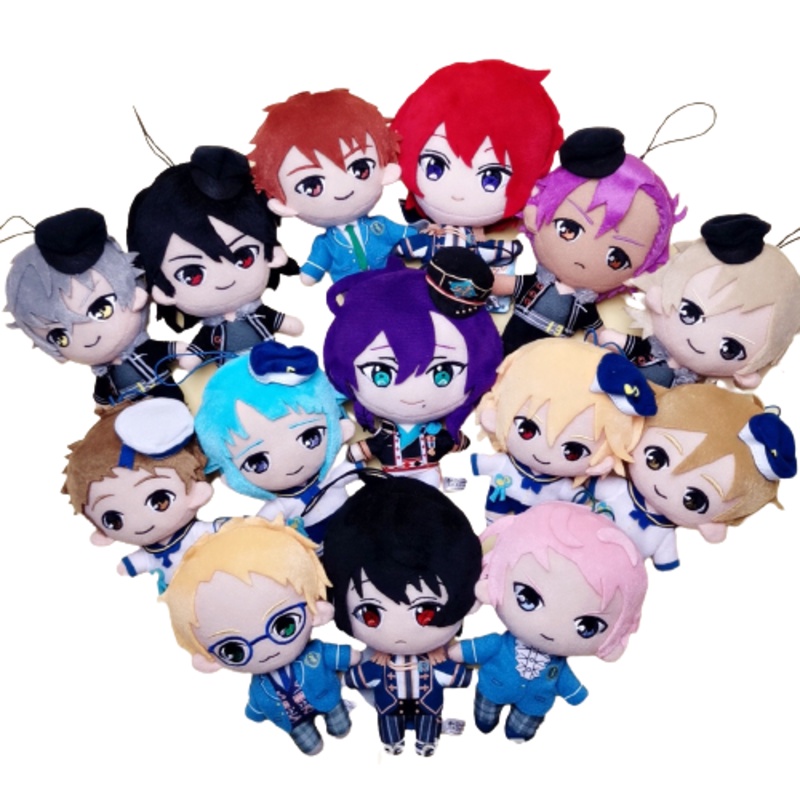 15cm Anime Ensemble Stars Doll Toys For Children Sakuma Rei And Sakuma Ritsu Idol Plush Bag Pendents Collectibles Gift