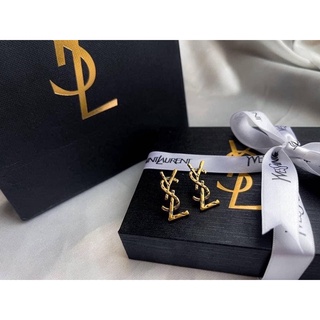 ✅พร้อมส่ง✅ อุปกรณ์ ยกเซต  ต่างหู YSL มาพร้อมกล่องและถุง