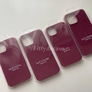 เคสกำมะหยี่ รุ่น 7-16promax เคสซิลิโคนสีพื้น ไม่มีโลโก้ (สีไวน์) พร้อมส่ง !!!