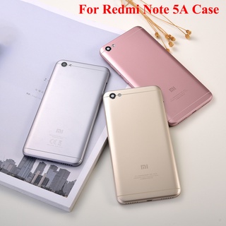 Xiaomi RedMi 5A แบตเตอรี่ ฝาครอบด้านหลัง ฝาครอบด้านหลัง ประตู ด้านหลัง เคสป้องกัน อะไหล่โทรศัพท์ + โลโก้ &amp;amp; กระดุม