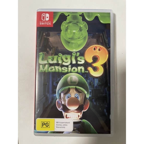 Luigi 's Mansion3 แผ่นเกม Nintendo Switch มือสอง