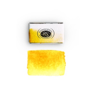 FOLIO ART : Roman Szmal Single เบอร์ 307 Indian YellowHue  สีน้ำสีสดใส เกรดศิลปิน สีก้อนเม็ดสีละเอียด 899083307