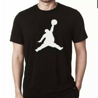 เสื้อยืด Fat Jordan Print Round Neck Short Sleeve Tshirt S-XXL for Men