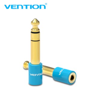 อะแดปเตอร์เสียงไมโครโฟน Vention 6.5 มม. Male to 3.5 มม. Female สำหรับไมโครโฟน