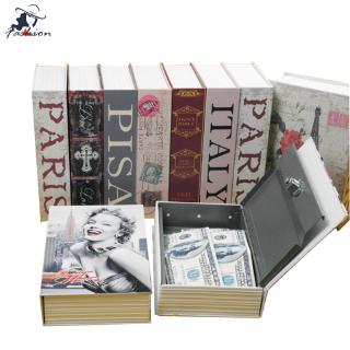 FF กล่องเซฟทรงหนังสือพจนานุกรมสําหรับเก็บเงินเครื่องประดับเพื่อความปลอดภัย