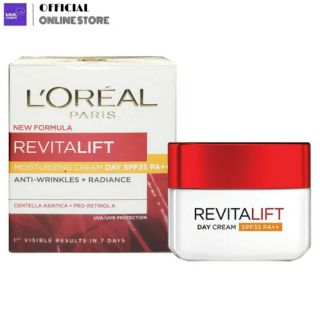 Loreal ลอรีอัล รีไวทัลลิฟท์ มอยซ์เจอร์ไรซ์ซิ่ง ครีม SPF35 PA++