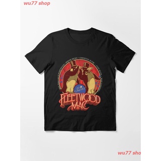 เสื้อยืดผ้าฝ้ายCOTTON เสื้อยืดโอเวอร์ไซส์ Fleetwood Mac Essential T-Shirt sale S-3XLS-5XL