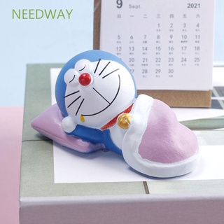 Needway โมเดลฟิกเกอร์รูปการ์ตูนโดราเอมอนหลายสีสันสําหรับตกแต่งเค้ก