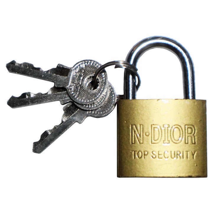 กุญแจสแตนเลส ขนาด 30 มม. คอสั้น LPD NEW DIOR Fence Padlock