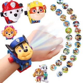 💝พร้อมส่ง💝ของเล่น PAW Patrol Kids Watch Cartoon 3D Projection Projector ของขวัญสำหรับเด็ก