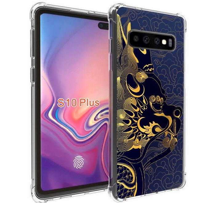 เคส สำหรับ Samsung Galaxy S10 Plus (S10+) Forbidden City Series 3D Anti-Shock Protection TPU Case [FC001]