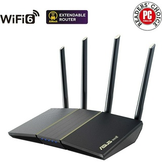 ASUS RT-AX57 AX3000 Dual Band WiFi 6 Extendable Router