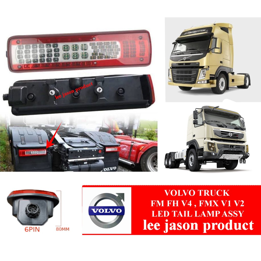 J101S14 VOLVO TRUCK V4 VERSON 4 FMX LED TAIL LAMP 82849894 82849923