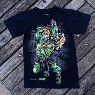 เสื้อยืดโอเวอร์ไซส์Bt103 เสื้อยืดผ้าฝ้าย พิมพ์ลาย BLACK TIMBER HULK GLADIATOR THOR RAGNAROK MARVEL UNIVERSE AVENGERS HER