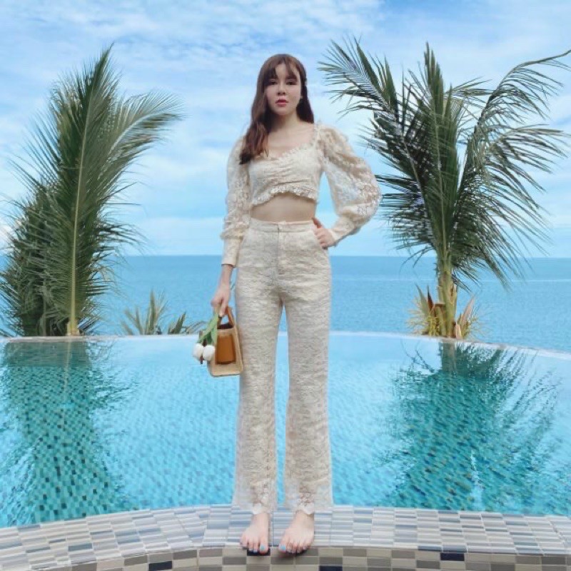 FLAT2112 ANDAMAN CROP & PANTS SET