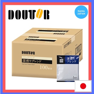 【ส่งตรงจากญี่ปุ่น】Doutor ดริปกาแฟ 1 กล่อง (100 ถุง) Deep Roasted Blend Mellow Blend Mocha Blend Kilimanjaro Blend