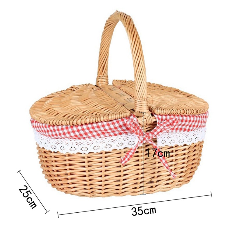 Wicker Shopping Baskets Folding Handles & Wooden Shopping Display Stand LARGE
