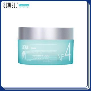 ACWELL No.4 Aqua Clinity Cream 50ml ครีมบำรุงผิว เพิ่มความชุ่มชื้น ผิวเเพ้ง่าย ครีม เเท้จริง ของแท้ 100% ค่ะ