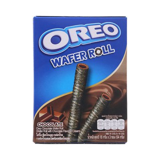 โอรีโอเวเฟอร์โรลรสช็อกโกแลต 54กรัม Oreo Wafer Roll Chocolate Flavor 54g.