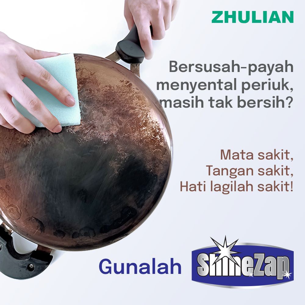 ShineZap Metal Cleaner Polisher (เครื่องซักผ้าทําความสะอาดโลหะ) Zulian