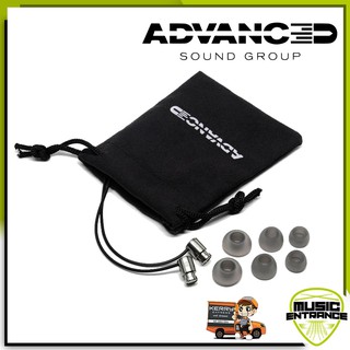 Advance Sound หูฟัง 1M Micro Aluminum In-ear Monitors รุ่น 1M สีเงิน