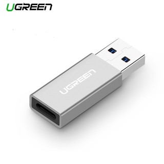 Ugreen USB 3.0 TO Type-C Female อะแดปเตอร์แปลงสำหรับ HDD / โทรศัพท์ / แท็บเล็ต / คอมพิวเตอร์ / Samsung