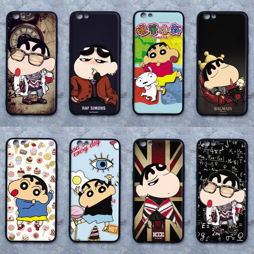 เคส Oppo R9s ลายชินจัง ขอบนิ่มหลังแข็ง เคสมือถือ เคสโทรศัพท์ Case