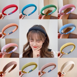 พร้อมส่ง ที่คาดผม หลากสี เรียบง่าย สําหรับผู้หญิง