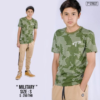 7th street เสื้อยืดวัยทีน รุ่น Military