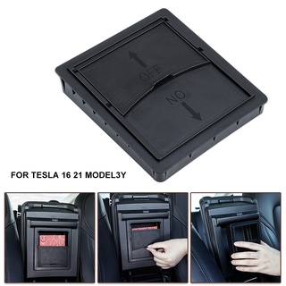 Tesla อุปกรณ์เสริม2021 New Car Center Console Armrest Hidden Storage Box Accessories for Tesla Model 3 Model Y 1621 Car