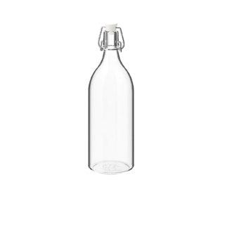 ขวดน้ำ ขวดแก้วมีจุกล็อก คอร์เก้น อีเกีย Glass Bottle KORKEN IKEA 1L