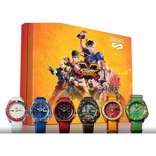 Seiko 5 Sports Street Fighter V Limited Edition SRPF17,SRPF19,SRPF20,SRPF21,SRPF23,SRPF24