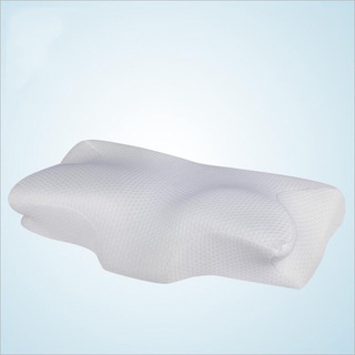 【บลูไดมอนด์】YRHCD New Style Slow Rebound Memory Cervical Pillow Horn shaped design Orthopedic Neck protection Pillow siz