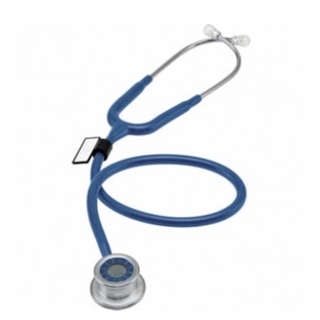 MDF740#10 Stethoscope Pulse time - Maliblu หูฟังทางการแพทย์ Pulse time มีนาฬิกาดิจิตอล สีน้ำเงิน