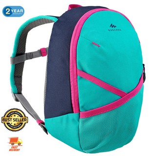 กระเป๋าเป้กันน้ำ เดินทาง เดินป่า backpack ผู้หญิง เป้สะพายหลังเด็กสำหรับเดินป่ารุ่น MH100 ขนาด 5 ลิตร