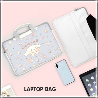 ⭐️cinnamoroll⭐️ Laptop Bags กระเป๋าคอมพิวเตอร์ PU Waterproof กระเป๋าแล็ปท็อป Cartoon Sanrio 13.3 14 15.6 17.3นิ้ว