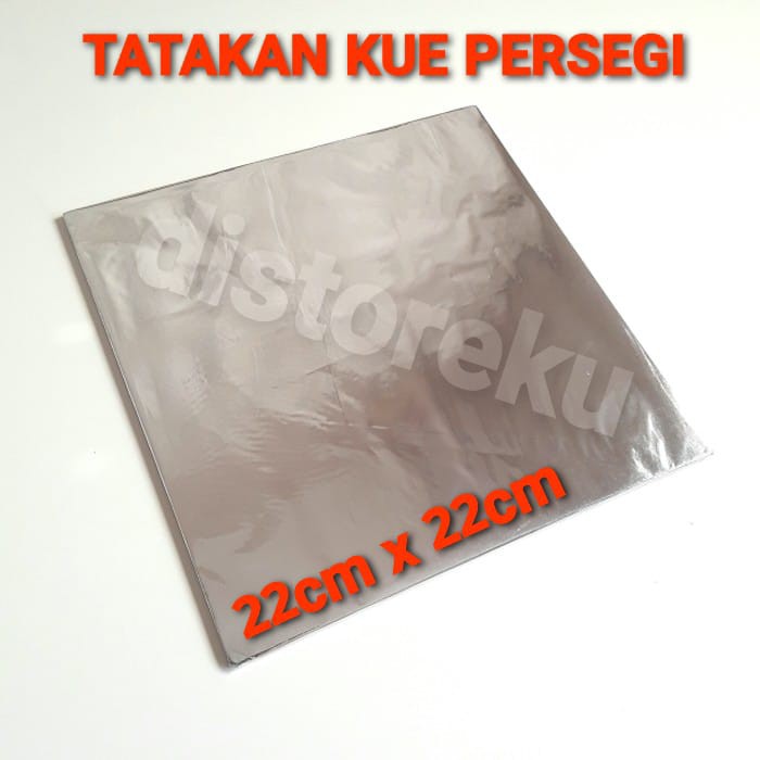 PLYWOOD บอร์ดฐานสําหรับเค้ก TART ขนาด 22x22 ซม. PLYWOOD SQUARE WOODEN BASE