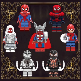 No Way Home Marvel Spider Boy 1602 บล็อคตัวต่อ รูปแมงมุม ของเล่นเสริมการเรียนรู้เด็ก DIY