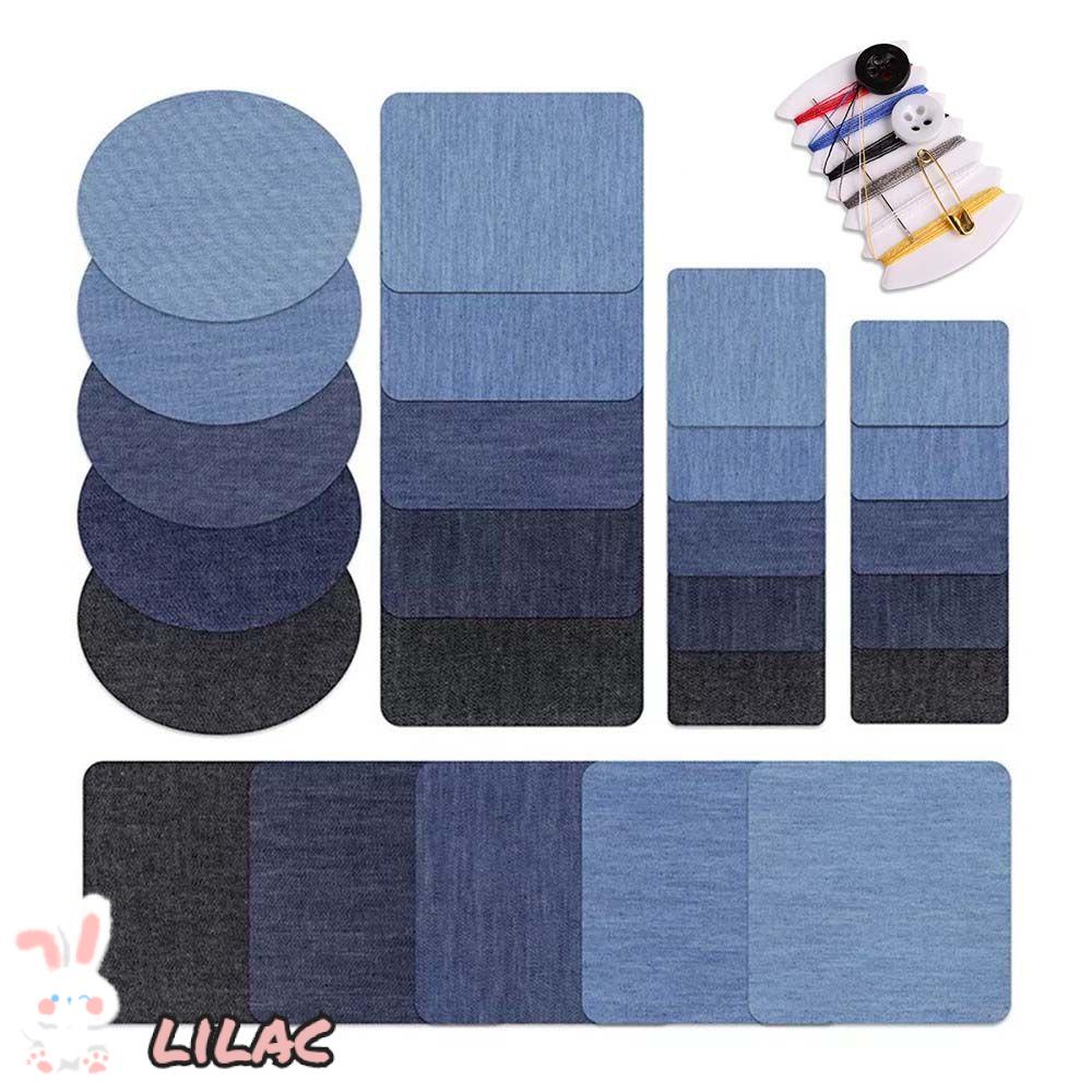 LILAC 4Pcs Repair Knee Elbow Sewing Jeans DIY Fabric Patch New Apparel ...