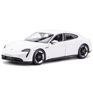 โมเดลรถเหล็ก Porsche Taycan Turbo S สเกล1:24รายละเอียดสวยประตูข้างฝากระโปรงหน้าเปิดปิดได้เป็นงานโมเดลสำหรับตั้งโชว์