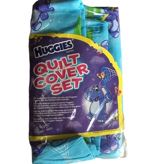 ของใหม่ Huggies เซทปลอกที่นอน ผ้าปูที่นอน พร้อมปลอกหมอน ขนาดเบาะนอน 3.5 ฟุต .