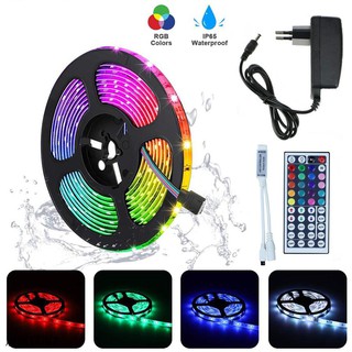 SMD 5050 5m 10m Waterproof ไฟเส้นLEDควบคุมด้วยรีโมท LED STRIPไฟกระพริบเปลี่ยนสีได้（ขายล่วงหน้า）